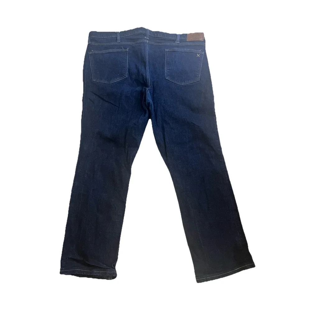 Blake Shelton Lands End Denim Jeans 46X29 Dark Wash Western Stretch‎ Straight